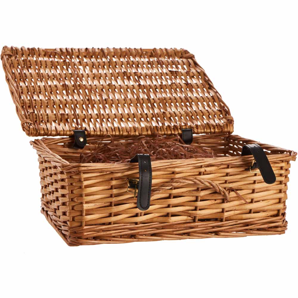 Wilko Wicker Hamper Basket Wilko