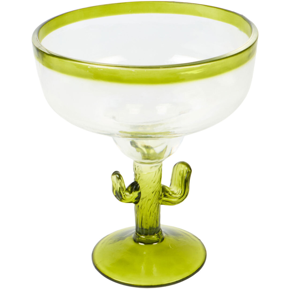 Casablanca Cactus Coupe Glass Green Image 2