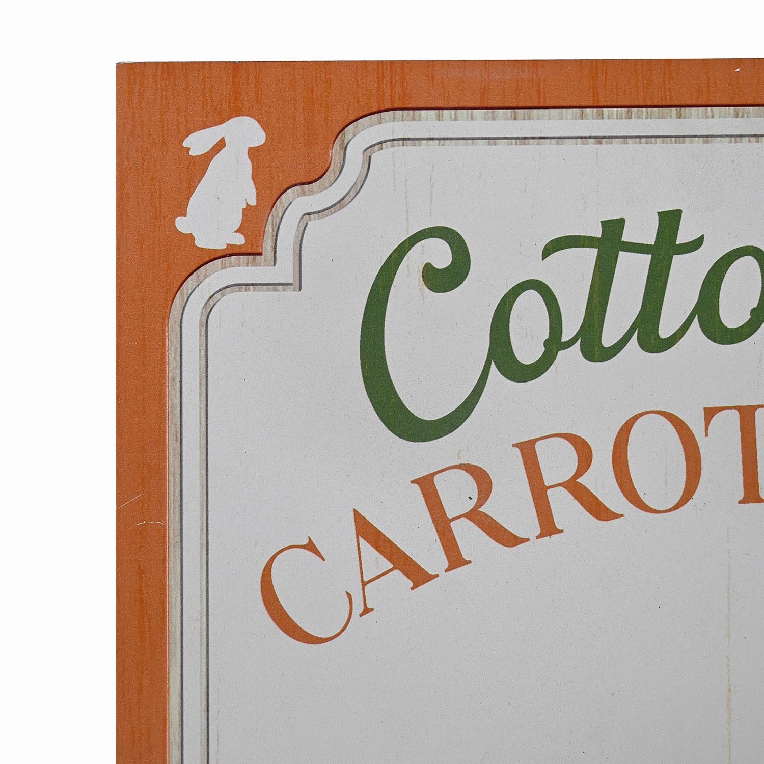Cottontail Carrot Fields Plaque - Orange Image 4