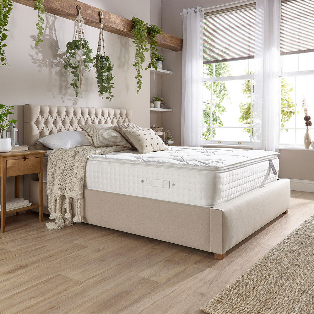 Aspire Small Double Natural Pillow Top Pocket Mattress Image 4