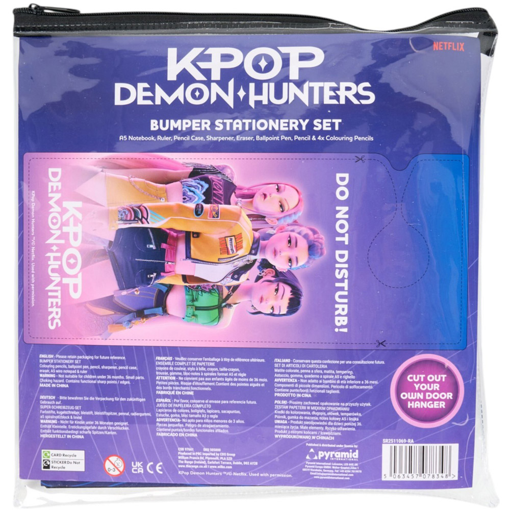 K-Pop Demon Hunter Stationery Set Image 3