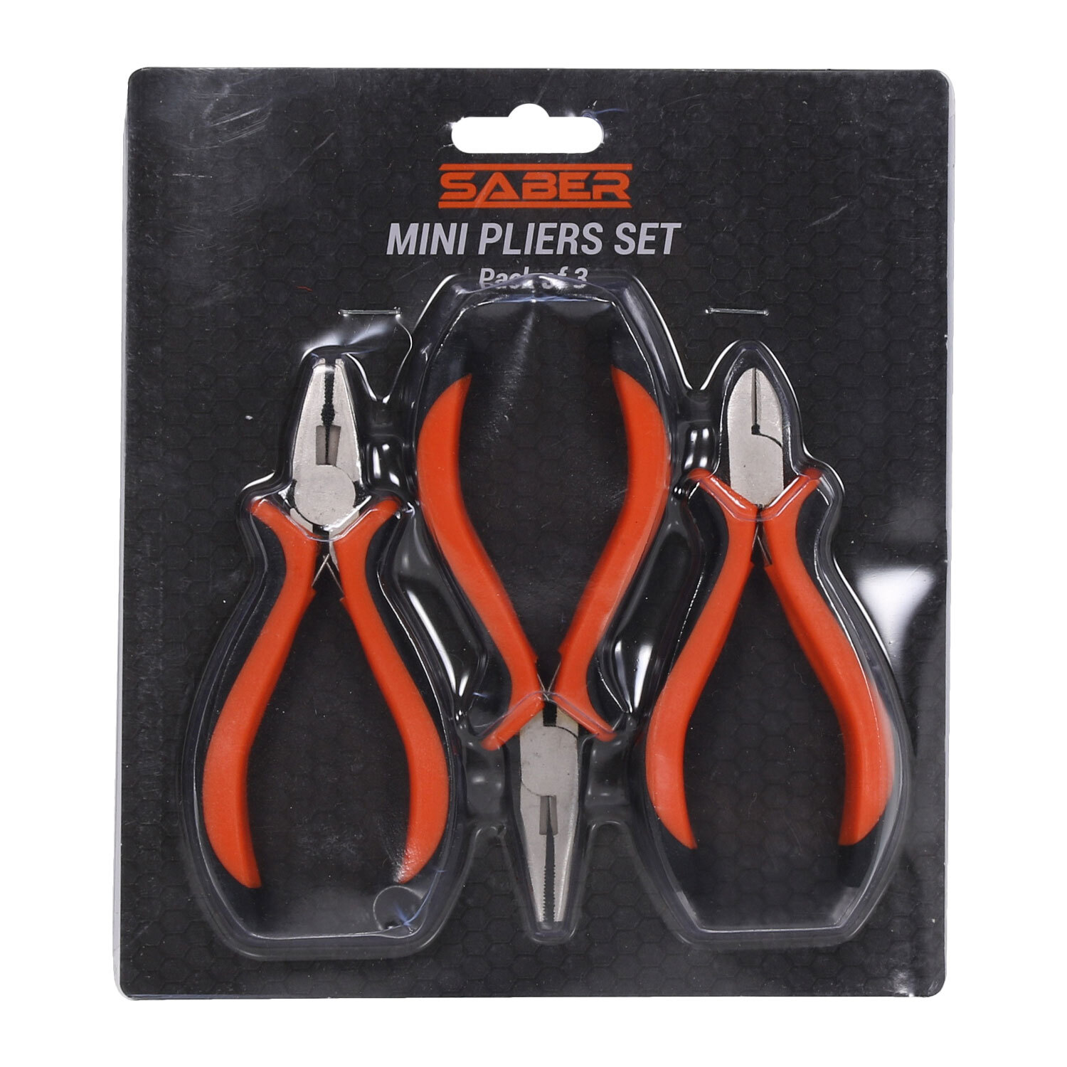 Saber 3 Piece Mini Pliers Set Image