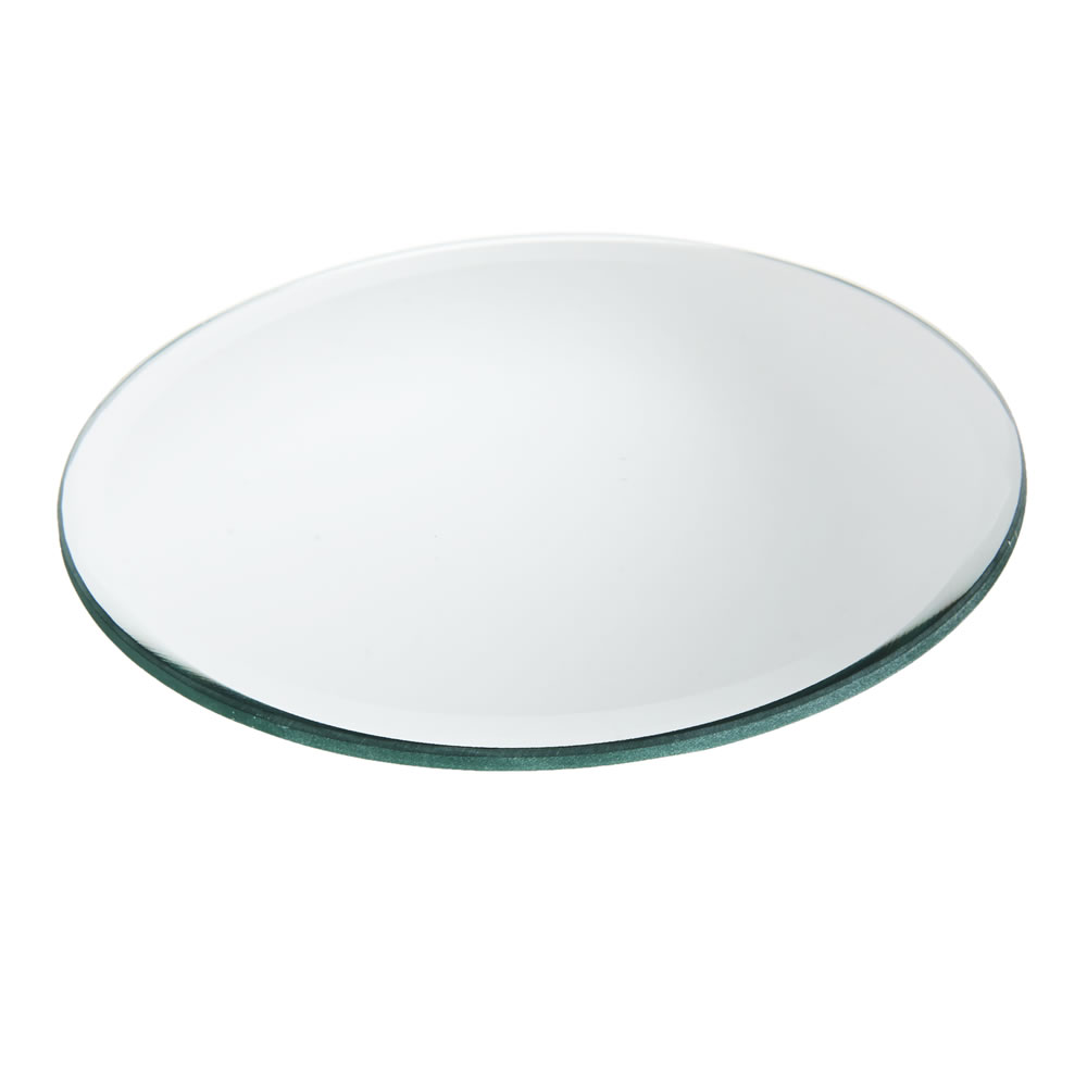 Wilko Round Mirror Candle Plate Image