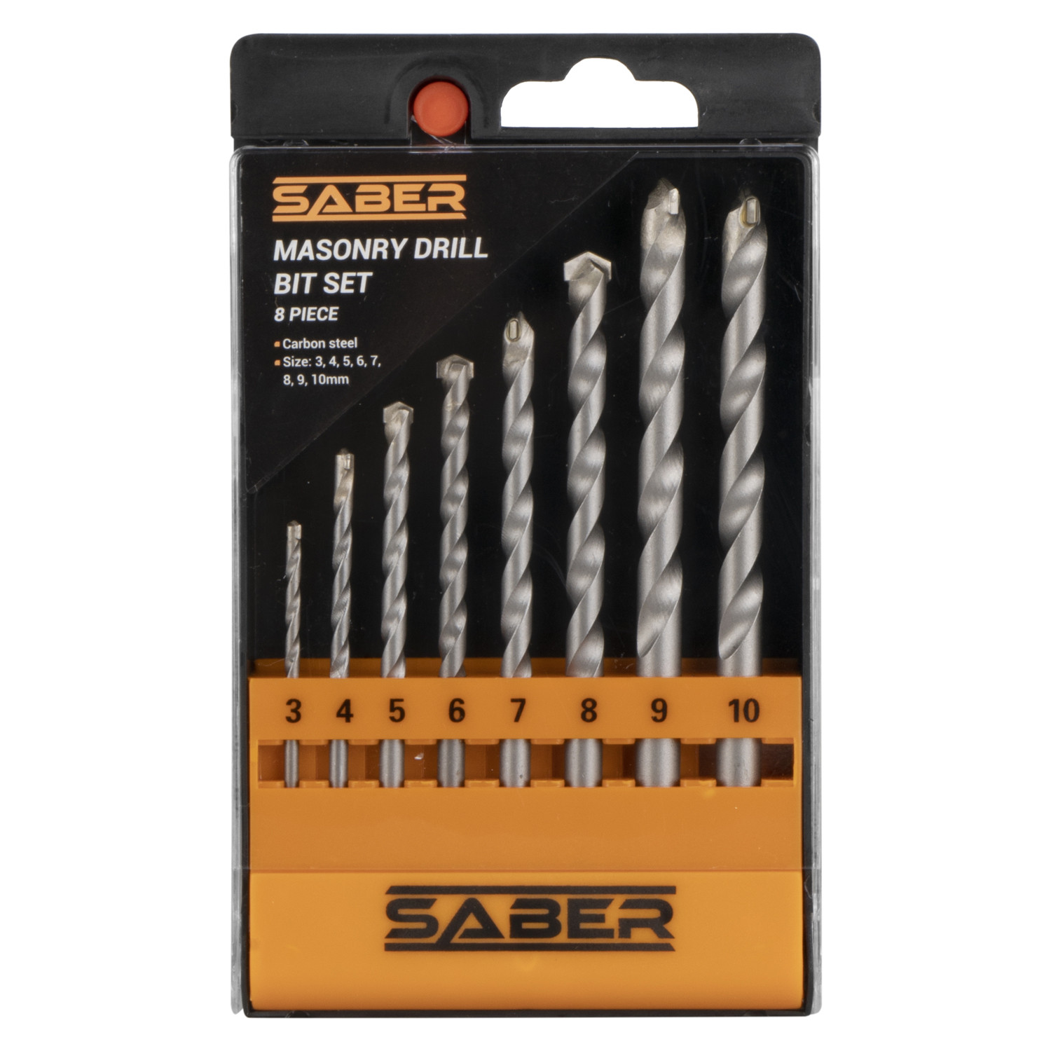 Saber 8 Piece Masonry Drill Bit Set Image