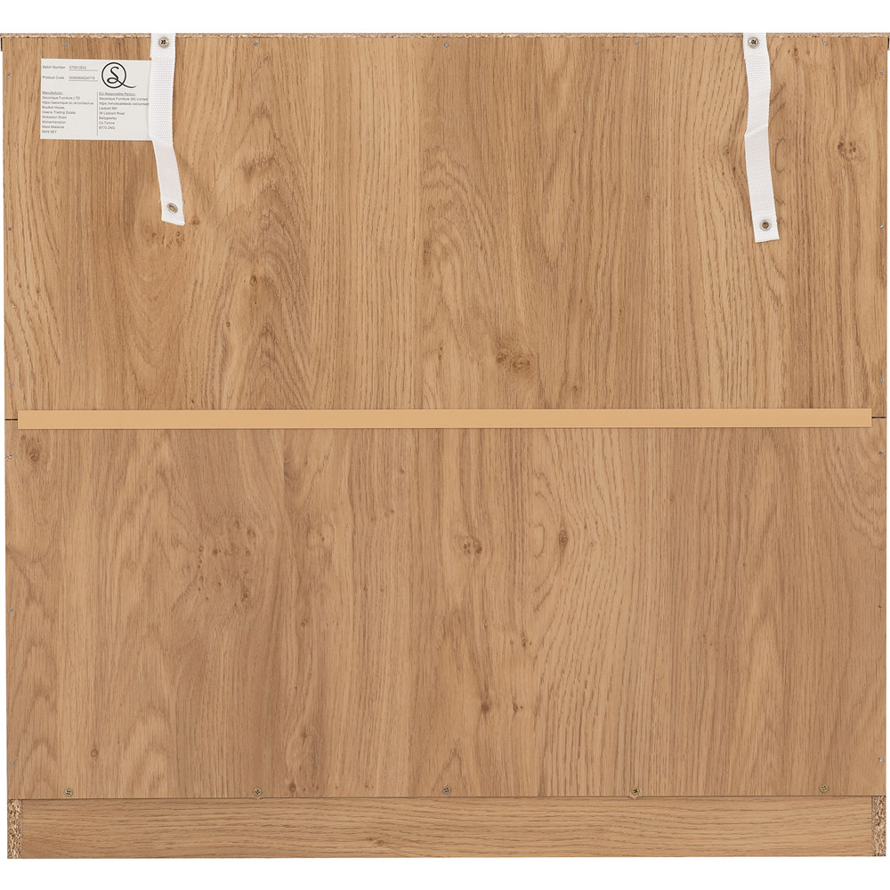 Seconique Dakota 4 Drawer Oak Effect Storage Chest Image 6