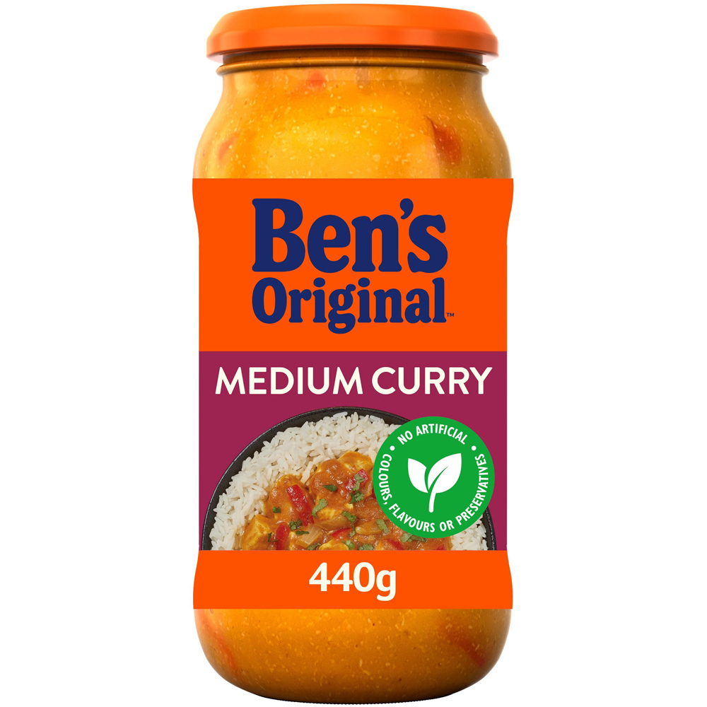 Ben's Original Medium Curry Sauce 440g Image