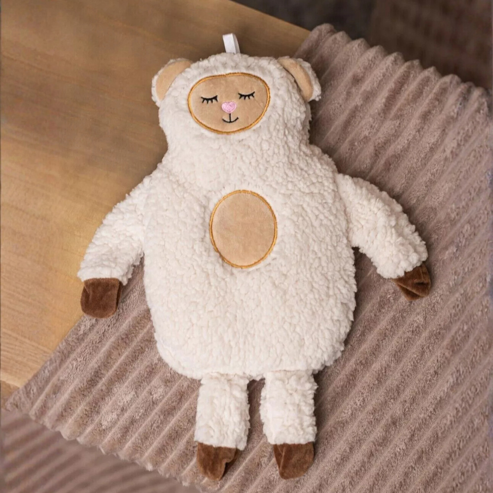 Marco Paul Sheep Plush Hot Water Bottle 1L Image 3