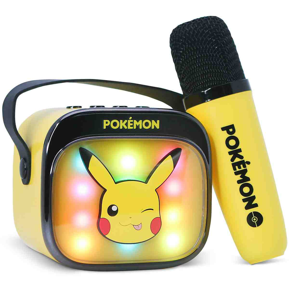 OTL Pikachu PopSing LED Light-Up Wireless Karaoke Speaker and Microphone Image 7