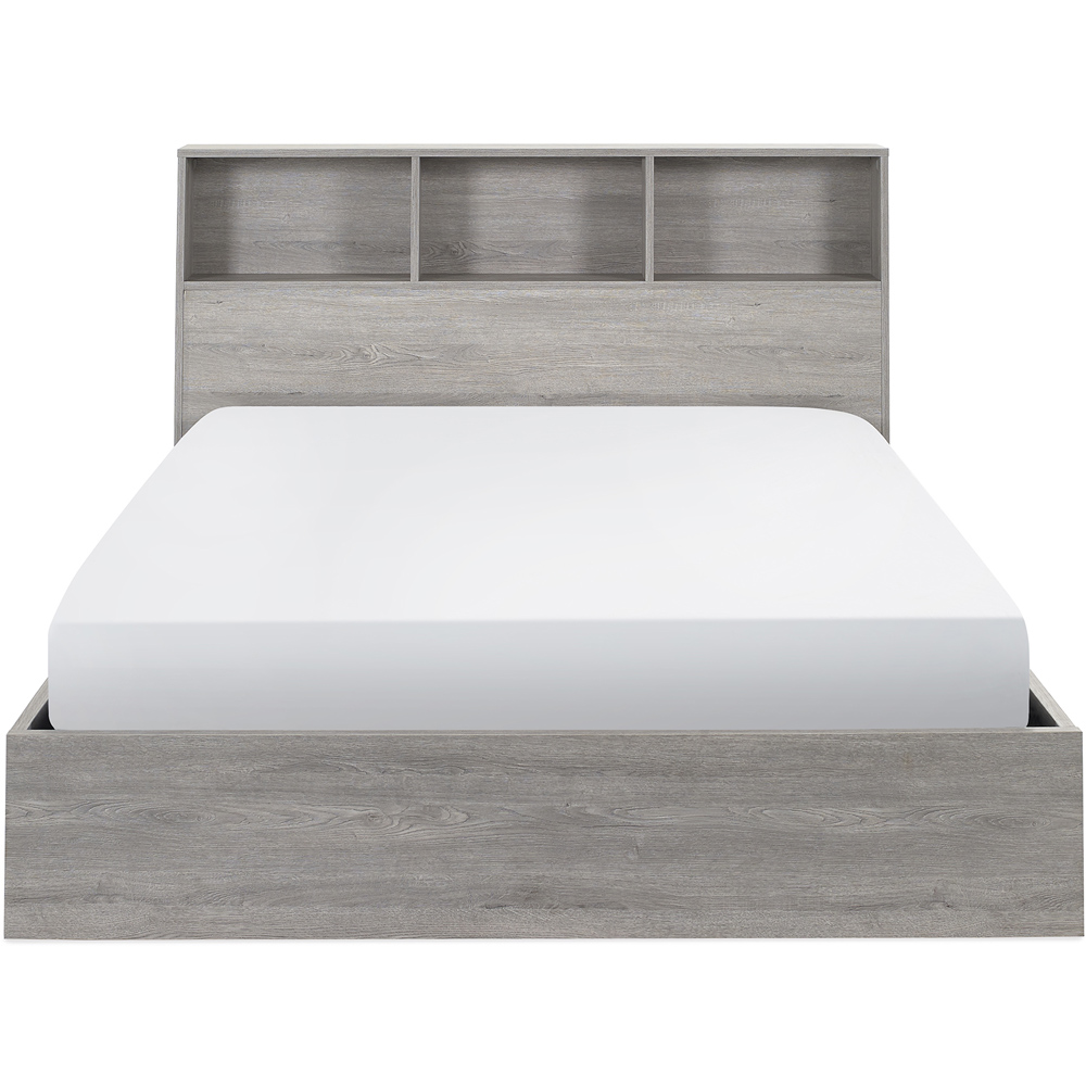 Julian Bowen Bali Double Grey Oak Storage Ottoman Bed Image 3