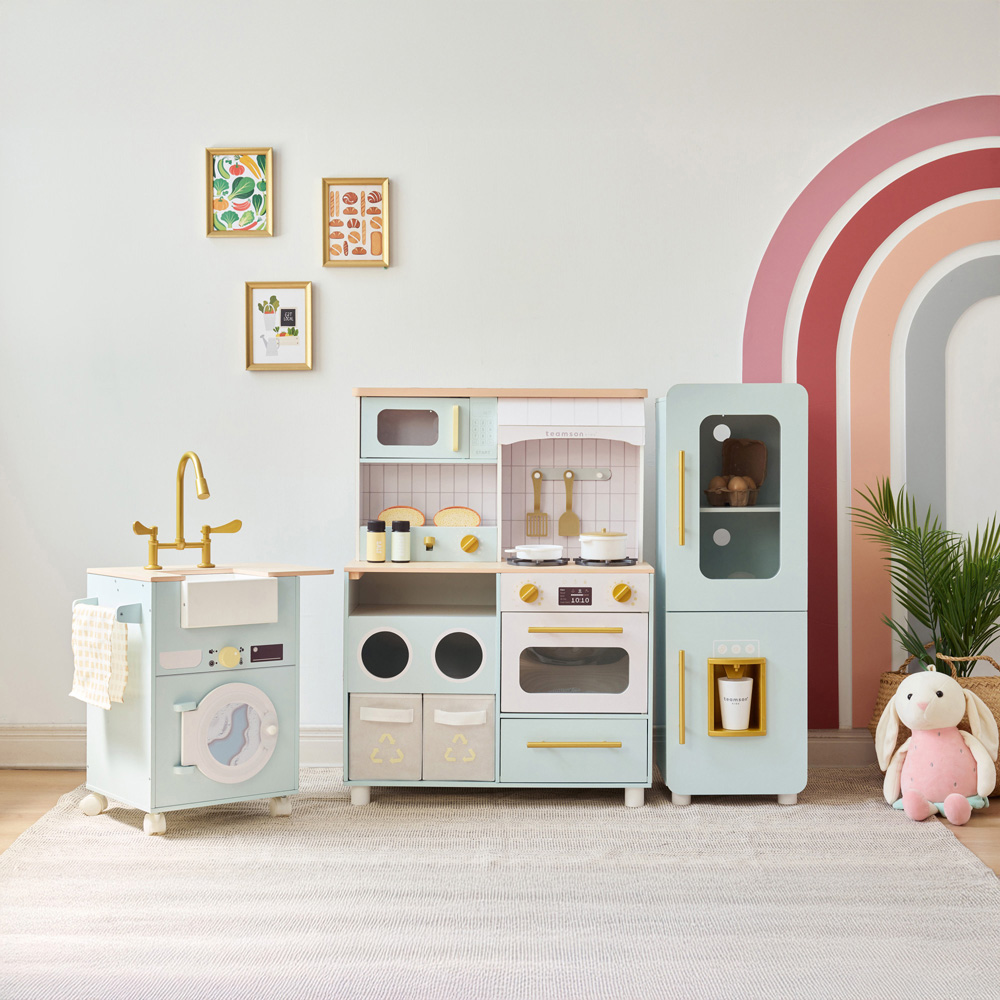 Teamson Kids Little Chef Savannah Modular Green Play Kitchen Image 2
