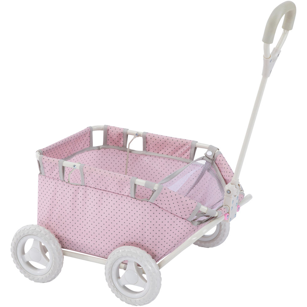 Teamson Kids Olivia's Little World Polka Dots Princess Doll Wagon Image 1