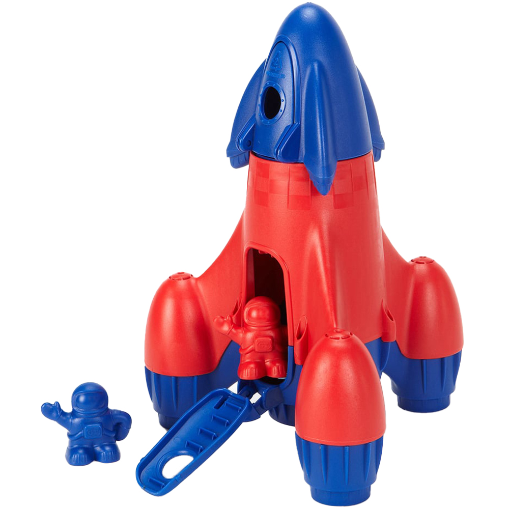 BigJigs Toys Green Toys Rocket Toy Image 1