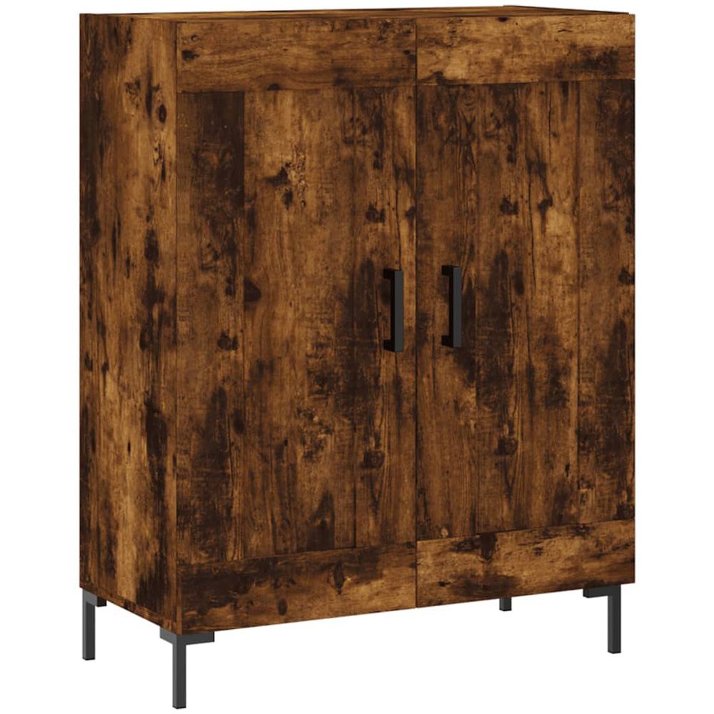 vidaXL 2 Door Smoked Oak Sideboard Image 2