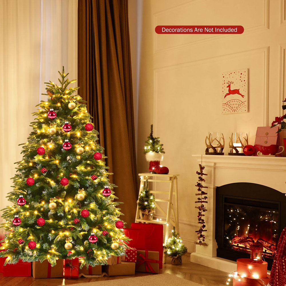 Costway Pre Lit Multicolour LED Artificial Christmas Tree 5ft Image 7