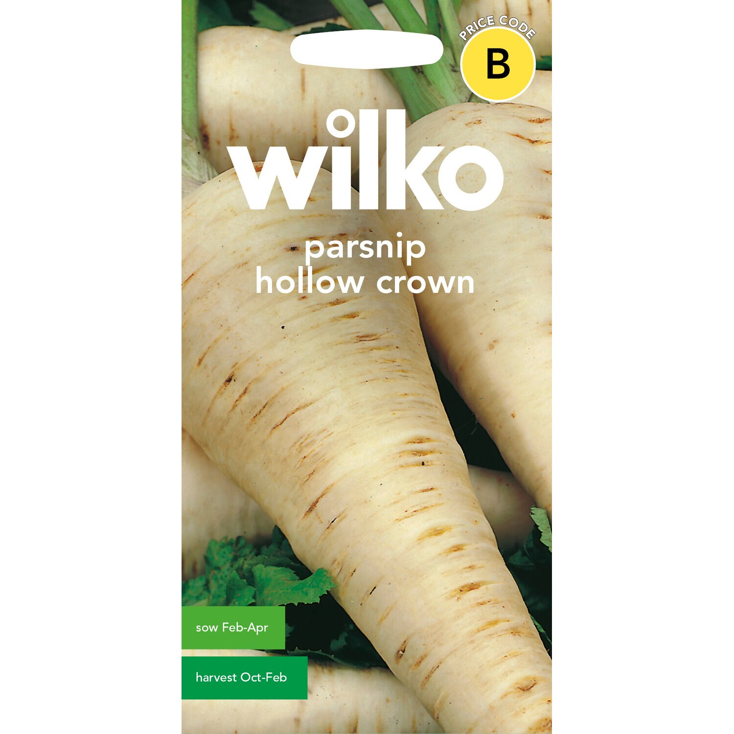 Wilko Parsnip Hollow Crown Seeds Image 1