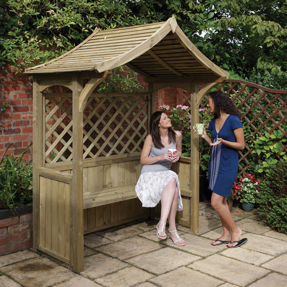 Rowlinson Wooden Party Arbour Image 8