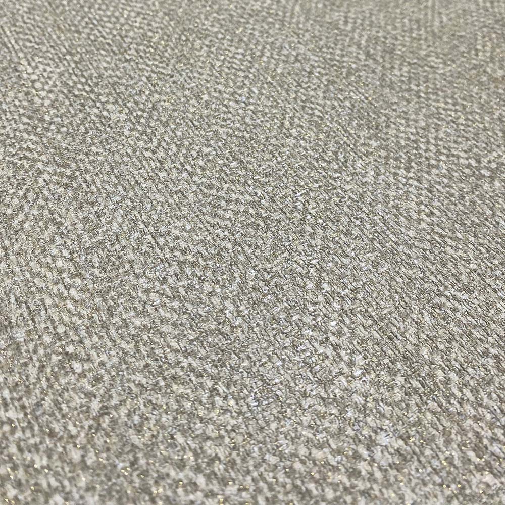 Muriva Venezia Fabric Texture Taupe Wallpaper Image 1