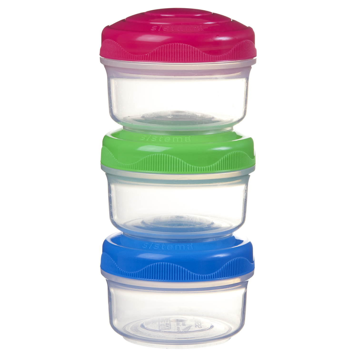 Pack of 3 Sistema Mini Bites Food Containers Image 2