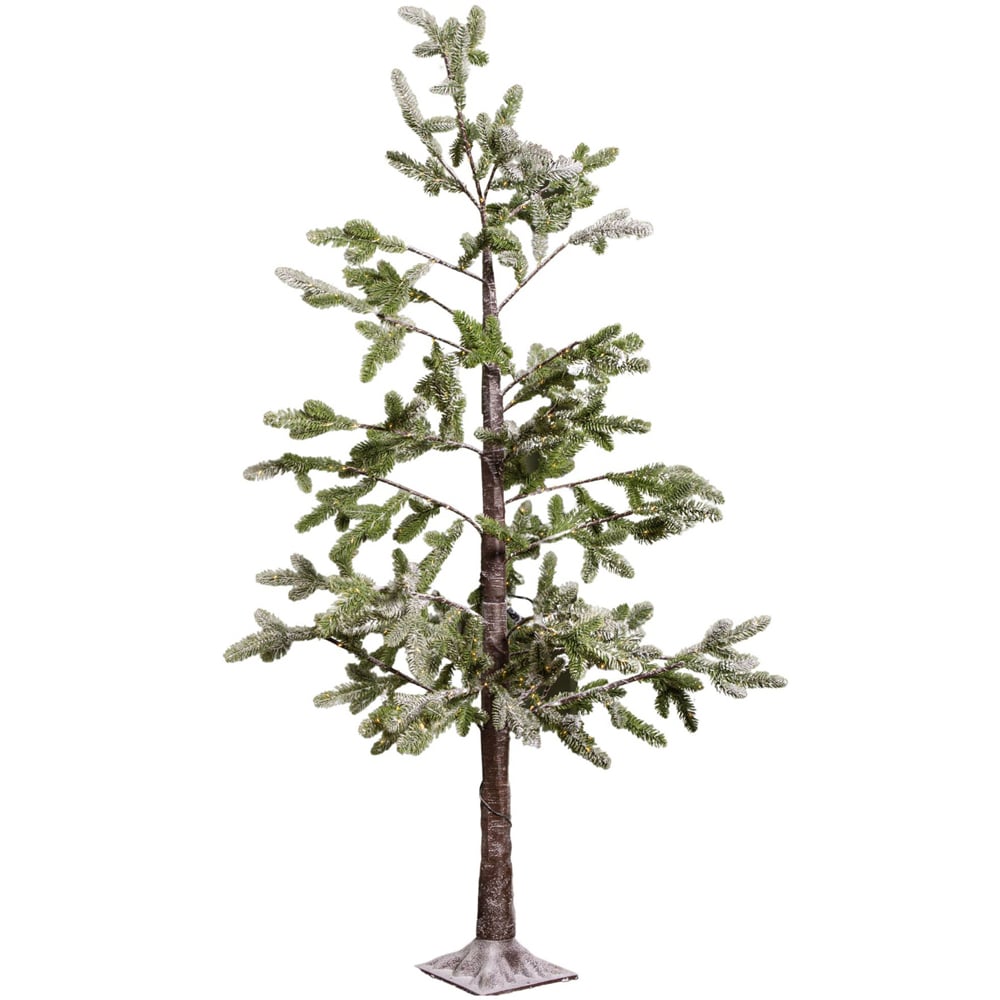 Samuel Alexander Warm White LED Noel Snow Christmas Tree 6ft Image 1