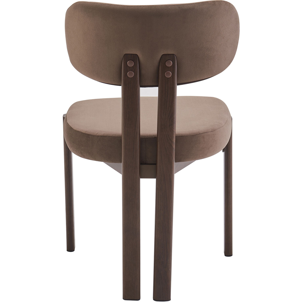 Pair of Kendall Dining Chairs Brown Image 5