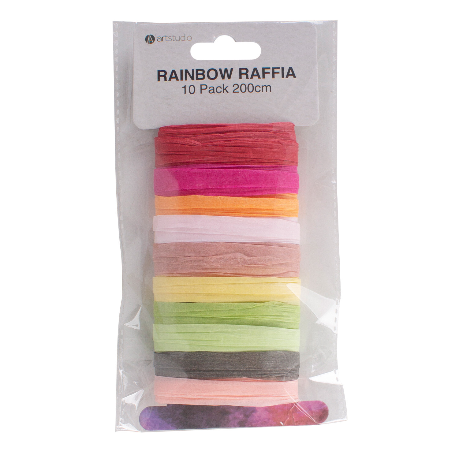 Art Studio Rainbow Raffia Image