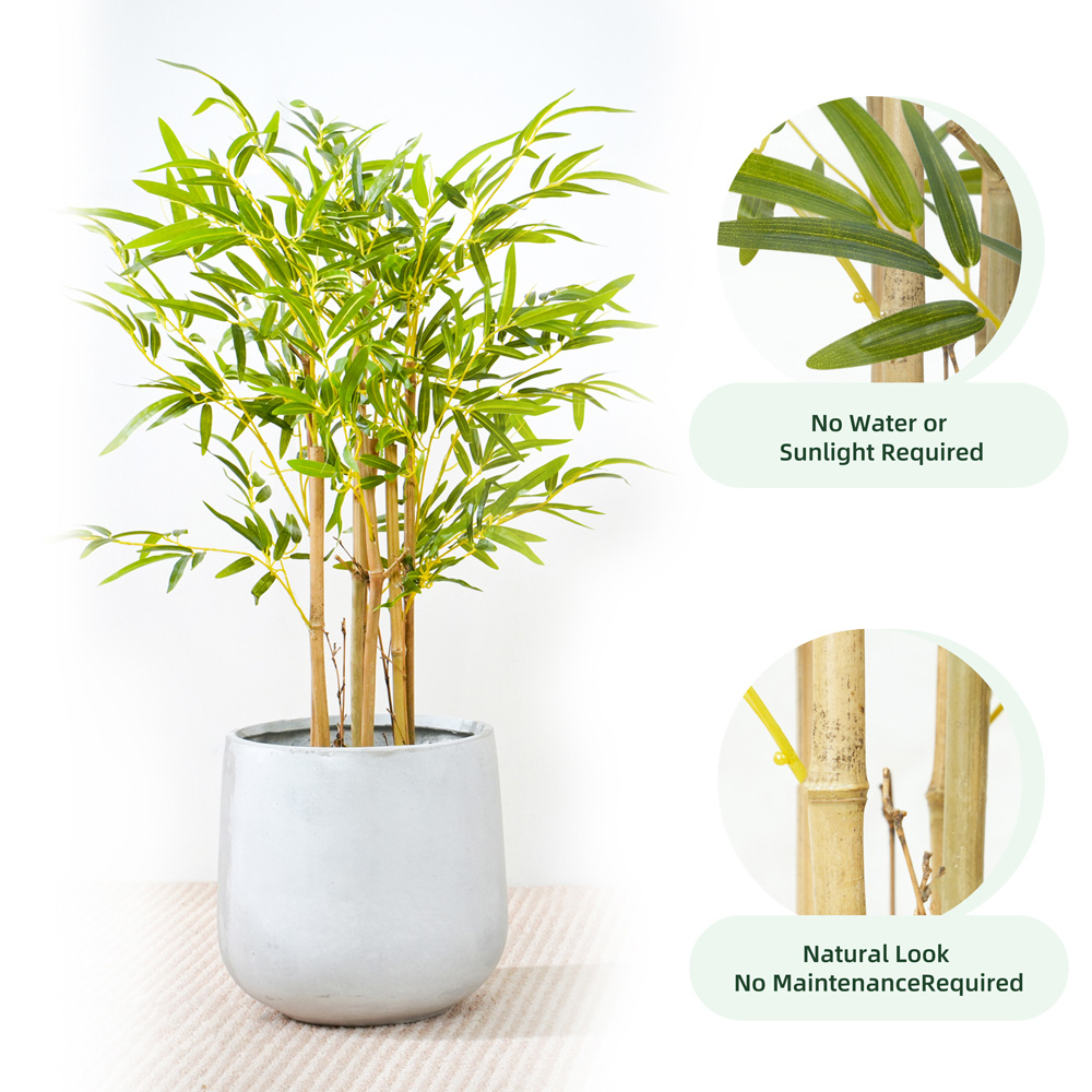 Bamboo Tree Indoor Artificial Plant 80cm Image 3