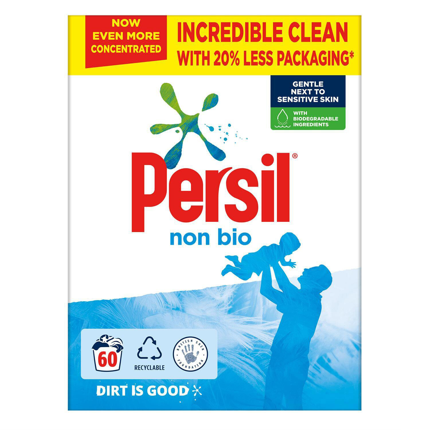 Persil Non Bio Laundry Powder - 60 Image