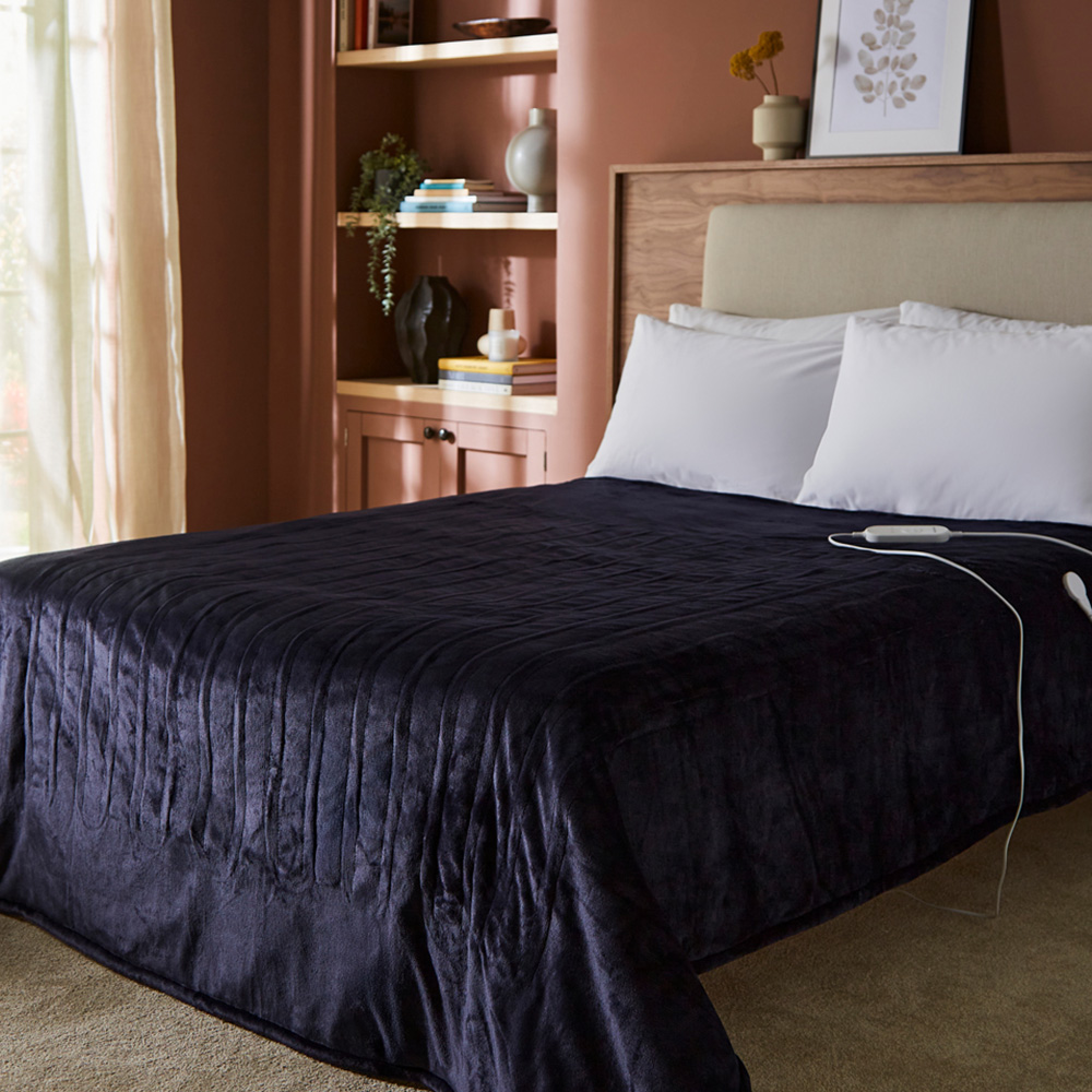 Morphy Richards Blue Teddy and Flannel Fleece Heated Electric Throw 200 x 180cm Image 2