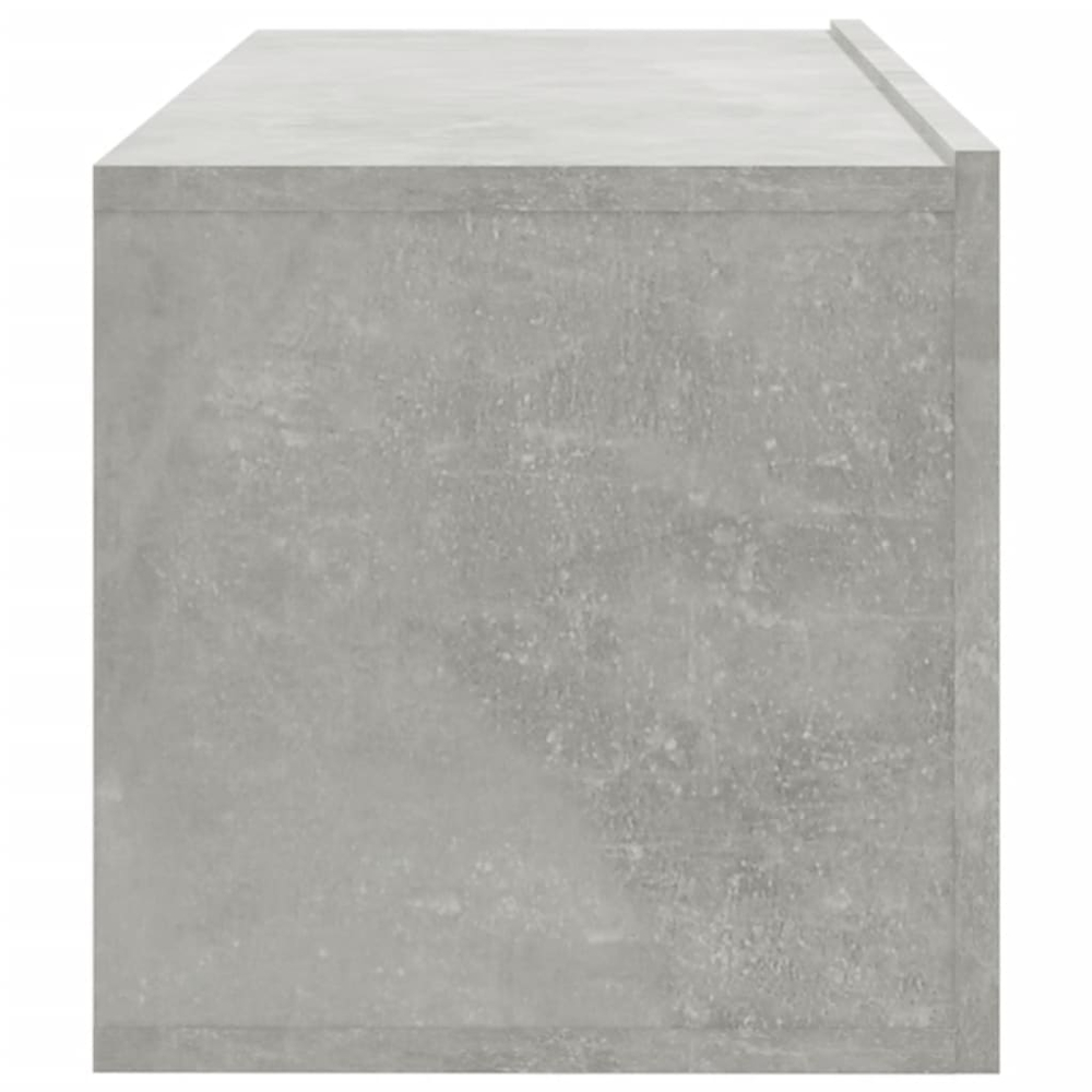 vidaXL 2 Door Wall Mounted Concrete Grey TV Cabinet Set of 2 Image 7