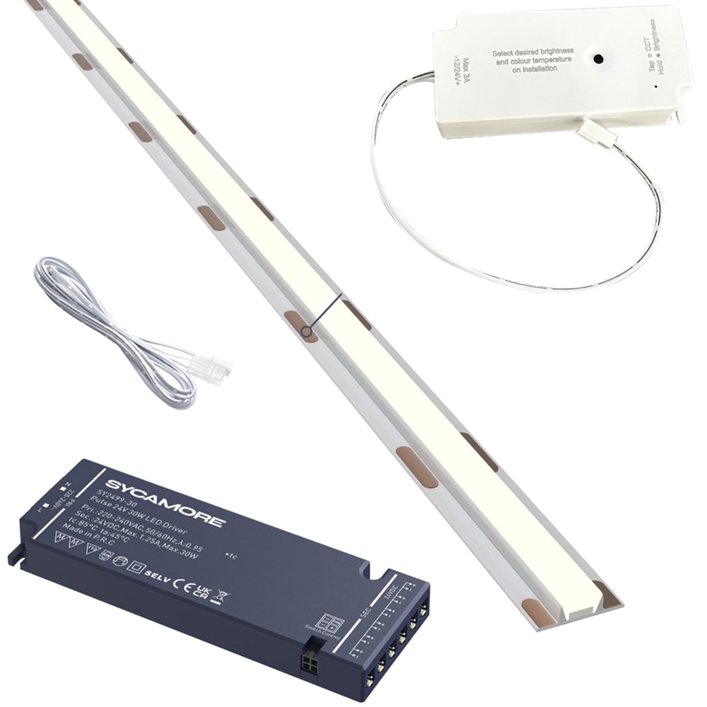 Sorrelis Lunara TriGlow Smoothline Tunable Flexible LED Strip 3m Image 1
