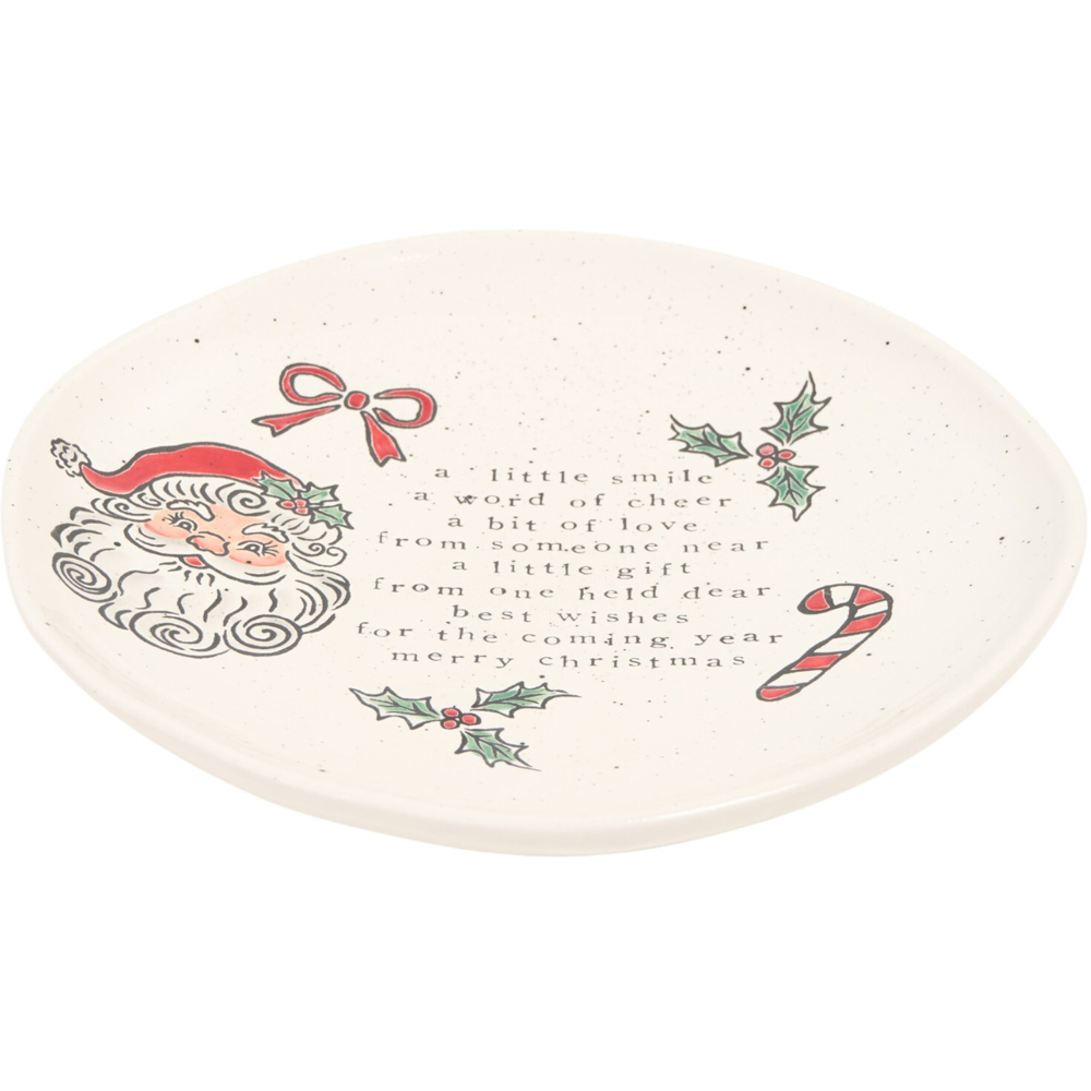 Jolly Santa Christmas Giving Plate Image 5
