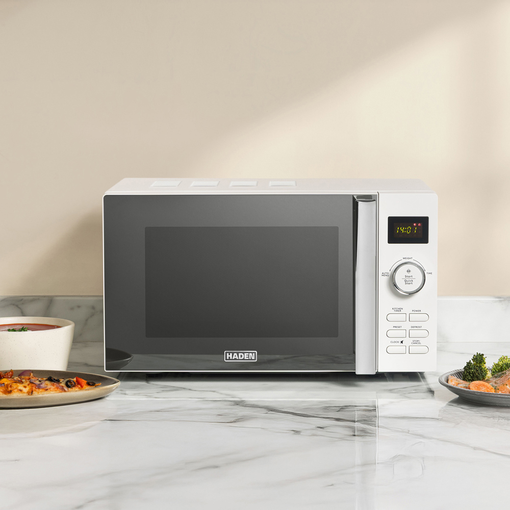 Haden 214652 White 20L Digital Microwave 800W Image 4