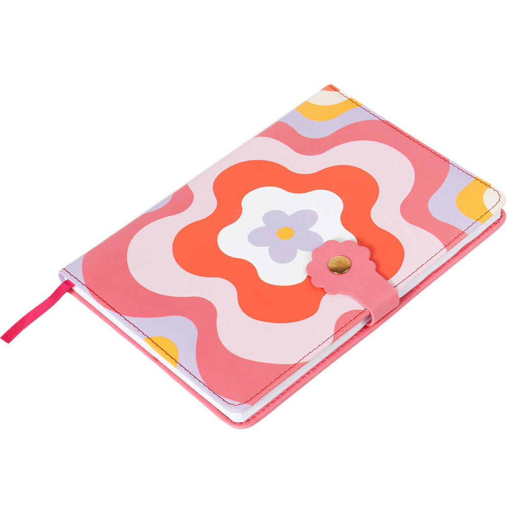 Daisies and Dreams A5 PU Notebook - Pink Image 2