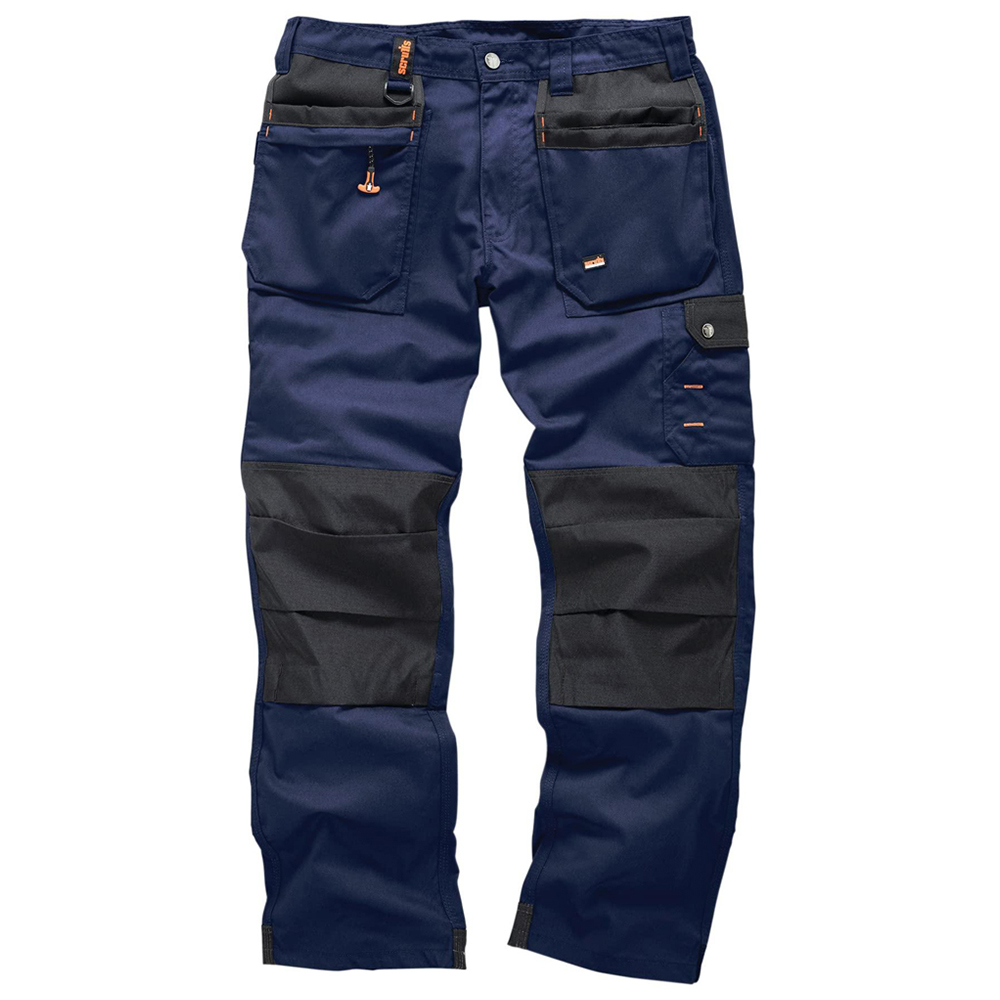 Scruffs Worker Plus Trouser 30L Navy Image 1