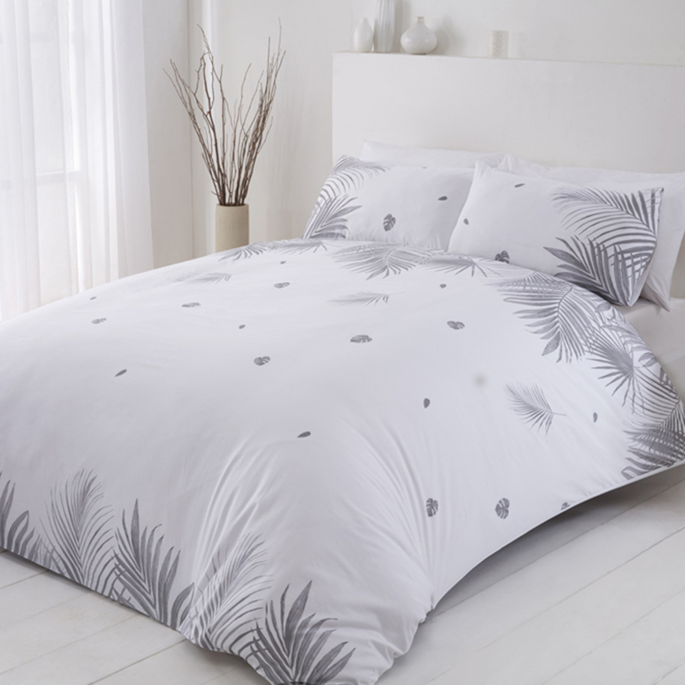 Rapport Home PH Tropics Double Grey Duvet Set Image 1