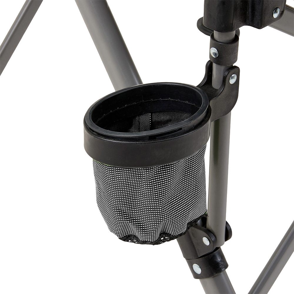 Living and Home Grey Portable Folding Camping Chair Image 5