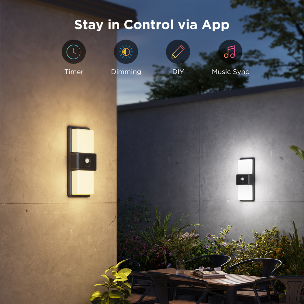 Govee RGBIC LED Sleek Back Smart Wall Light Image 3