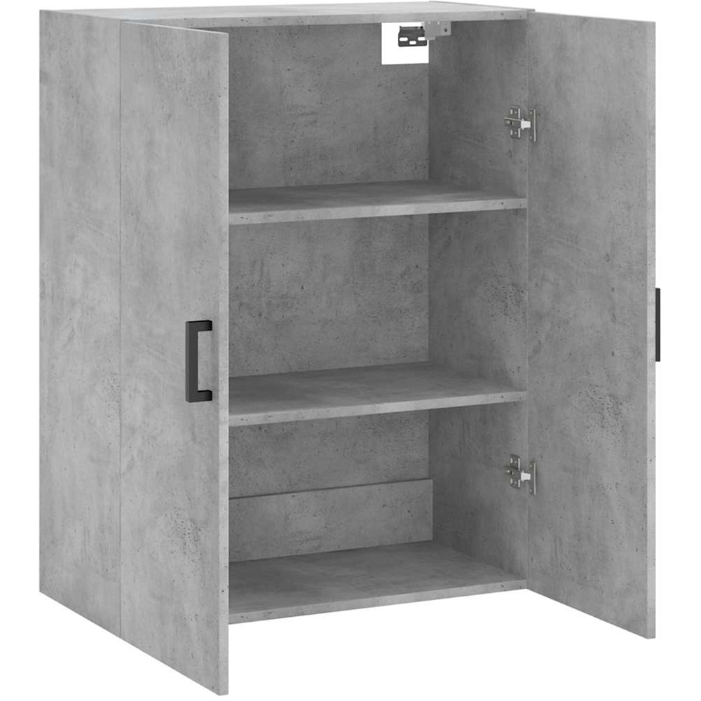 vidaXL 2 Door Concrete Grey Wall Mounted Cabinet Image 6
