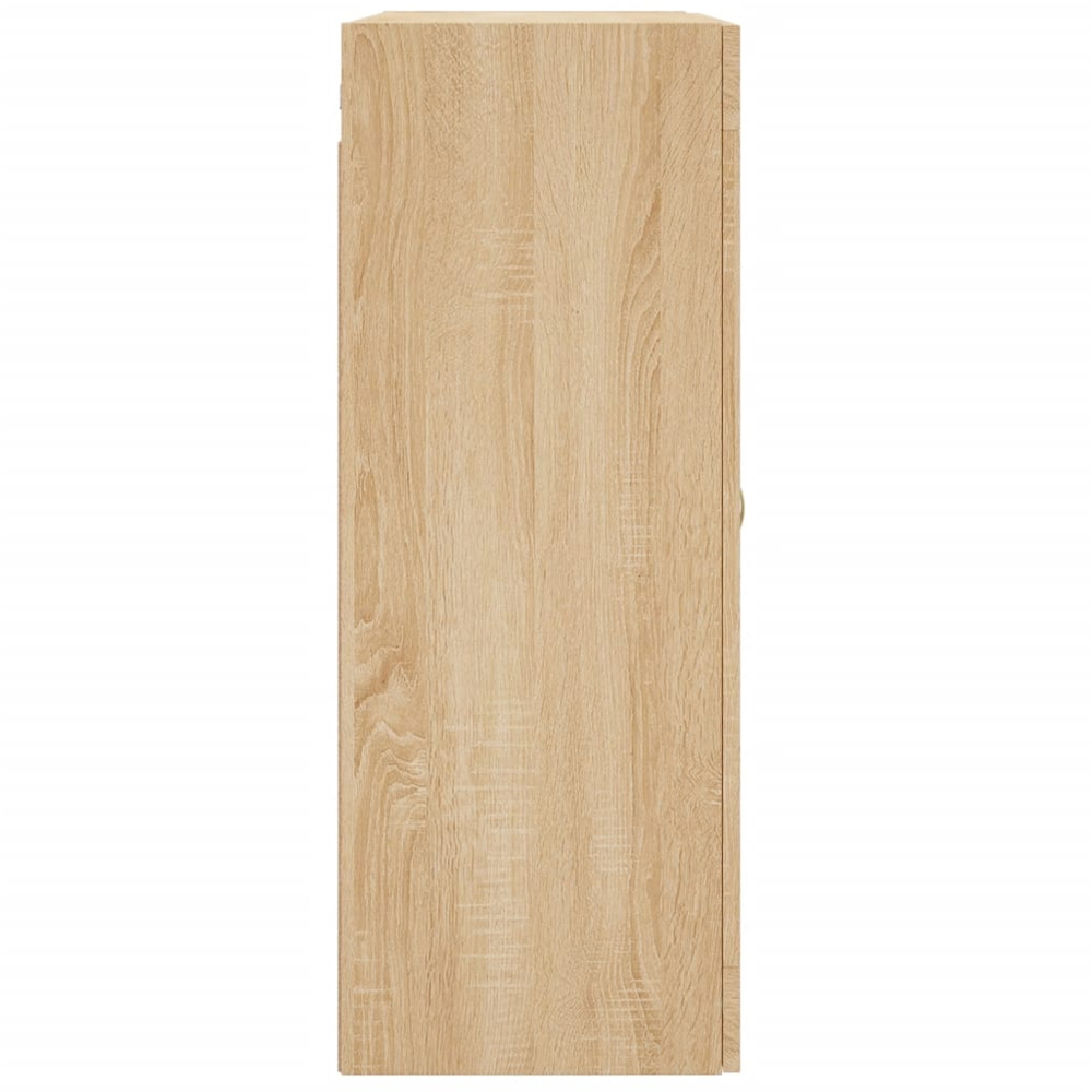 vidaXL 2 Door 3 Shelf Sonoma Oak Wall Mounted Cabinet Image 8