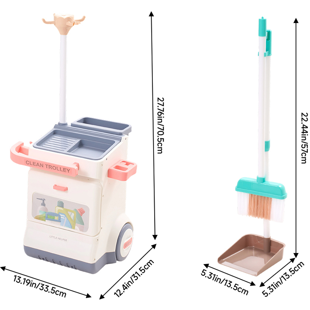 H&O Direct Kids 20 Piece Cleaning Pretend Play Set Image 6