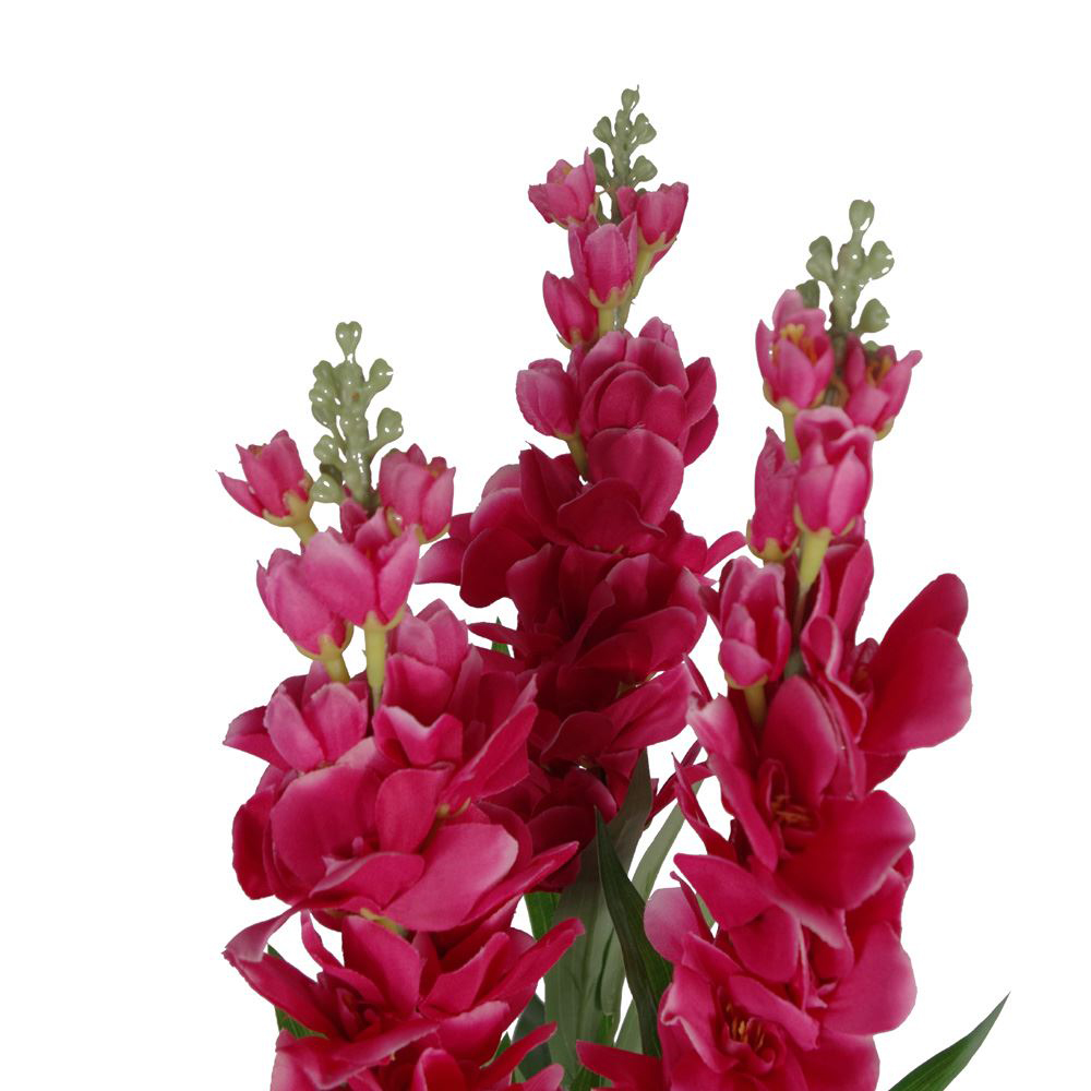 Leaf Pink Cymbidium Orchid Artificial Plant in Pot 100cm Image 2