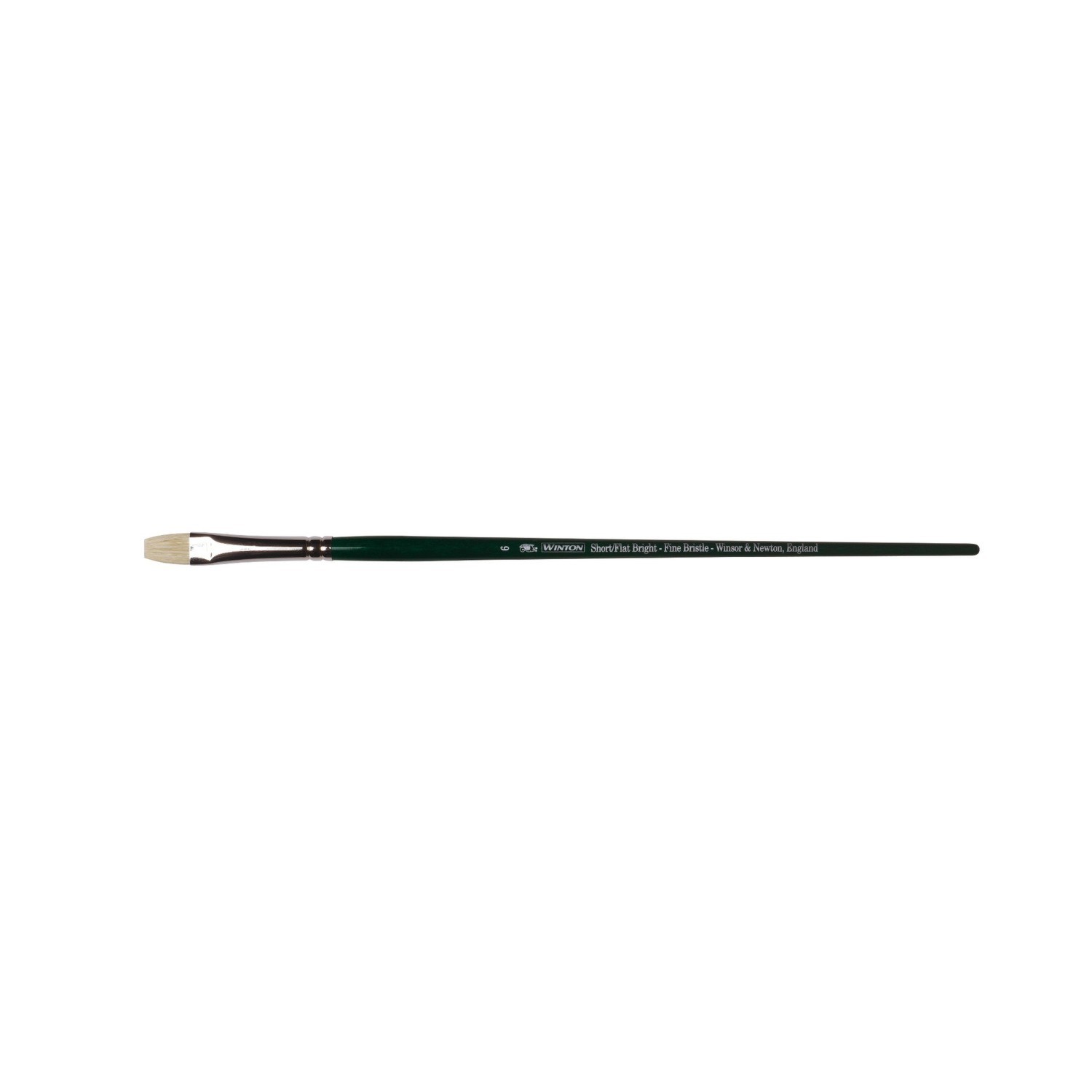 Winsor and Newton Winton Short Flat Brush - No. 6 Image 3