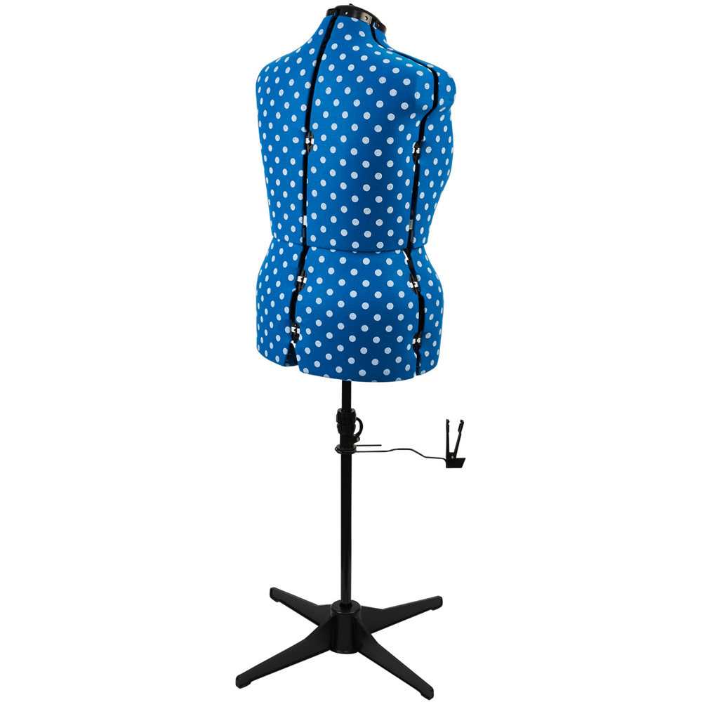Sewing Online 5902C Duck Egg Polka Adjustable 8-Part Dressmakers Dummy with Hem Marker Large Image 3