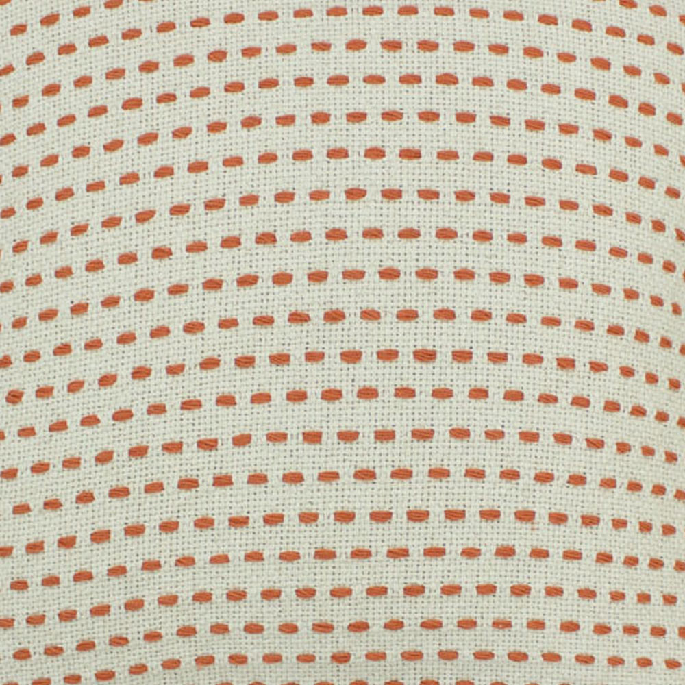 furn. Ezra Coral Embroidered Cushion Image 3