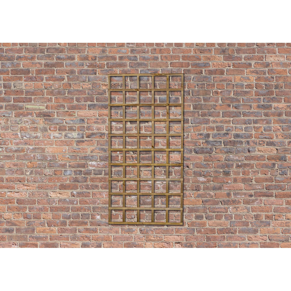 Forest Garden 6 x 3ft Traditional Square Garden Trellis Image 7
