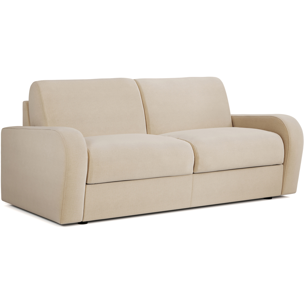 Jay-Be Deco 3 Seater Brushed Twill Linen Sofa Bed with e-Sprung Mattress Image 2