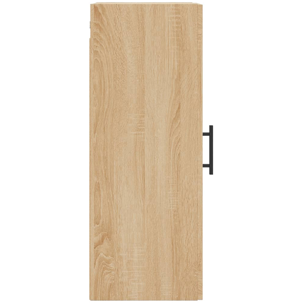 vidaXL Single Glass Door Sonoma Oak Wall Mounted Cabinet Image 8