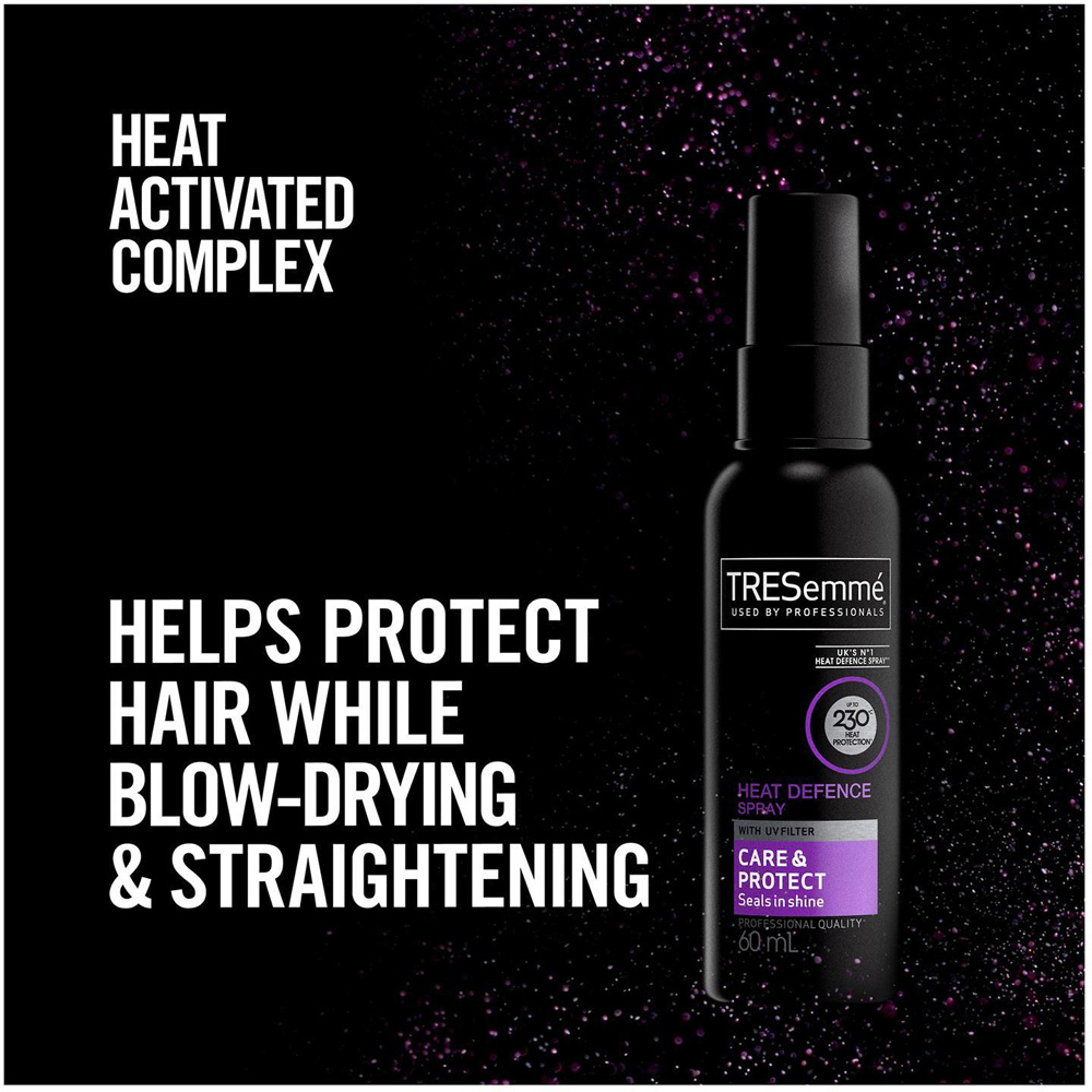 Tresemme Heat Defence Care and Protect All Hair Types Hair Spray 60ml 3 Pack Image 5