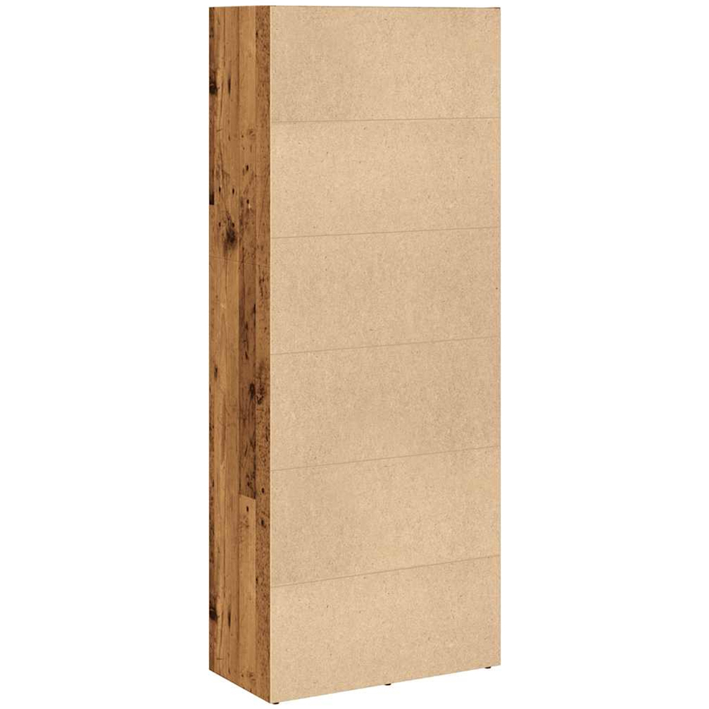 vidaXL 4 Shelf Old Wood Bookcase Image 3