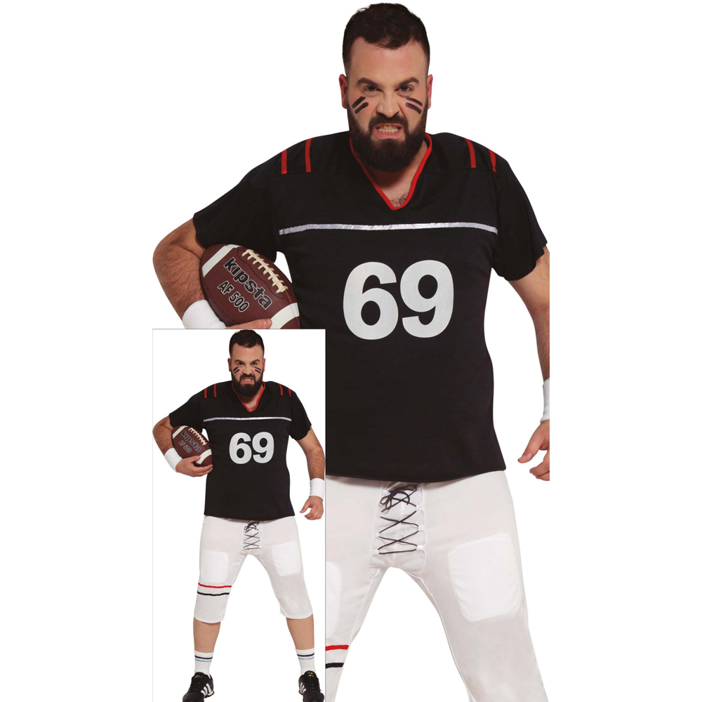 Fiestas Guirca Quarterback Black and White Halloween Costume 14 to 16 Years Image 3